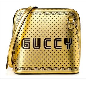 Gucci Sega half moon mini cross body purse